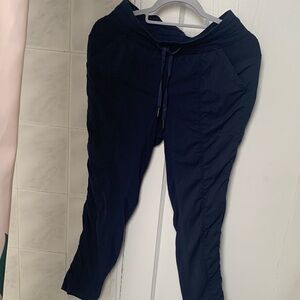 lululemon street to studio pants navy blue 28” (unlined)